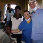 Group picture of Dr's providing dental care to people in Kenya.