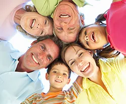 Family picture representing all ages.